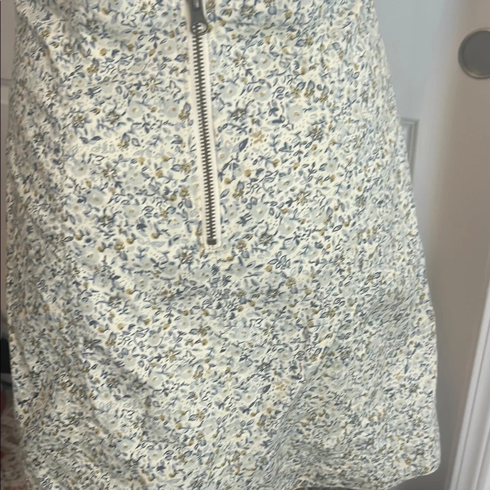 Free People Green and White Wrap Sundress - Picture 8 of 12